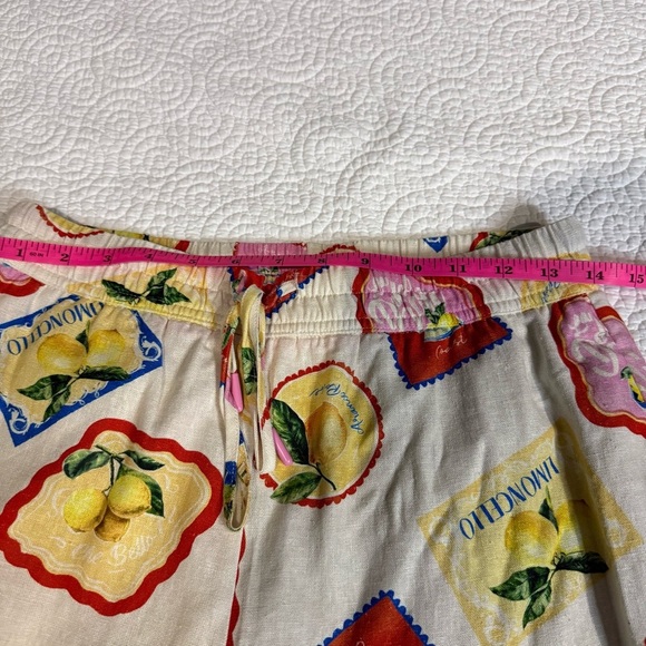 BNWT Joie Multicolor Graphic Print Linen Pants size Small - Picture 10 of 11